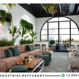 industrial resturant - interior design - - cairo - utopia-2