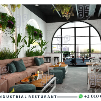 industrial resturant - interior design - - cairo - utopia-2