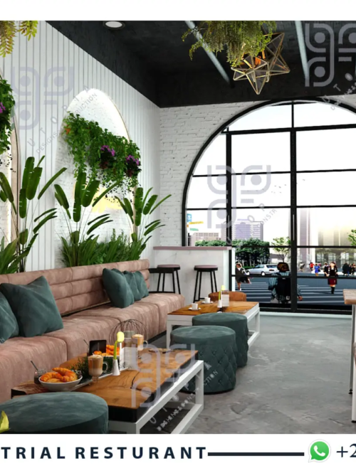 industrial resturant - interior design - - cairo - utopia-2