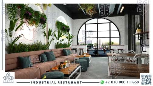 industrial resturant - interior design - - cairo - utopia-2